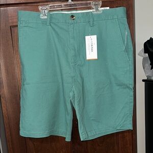 Old Navy Green Flat Front Shorts
